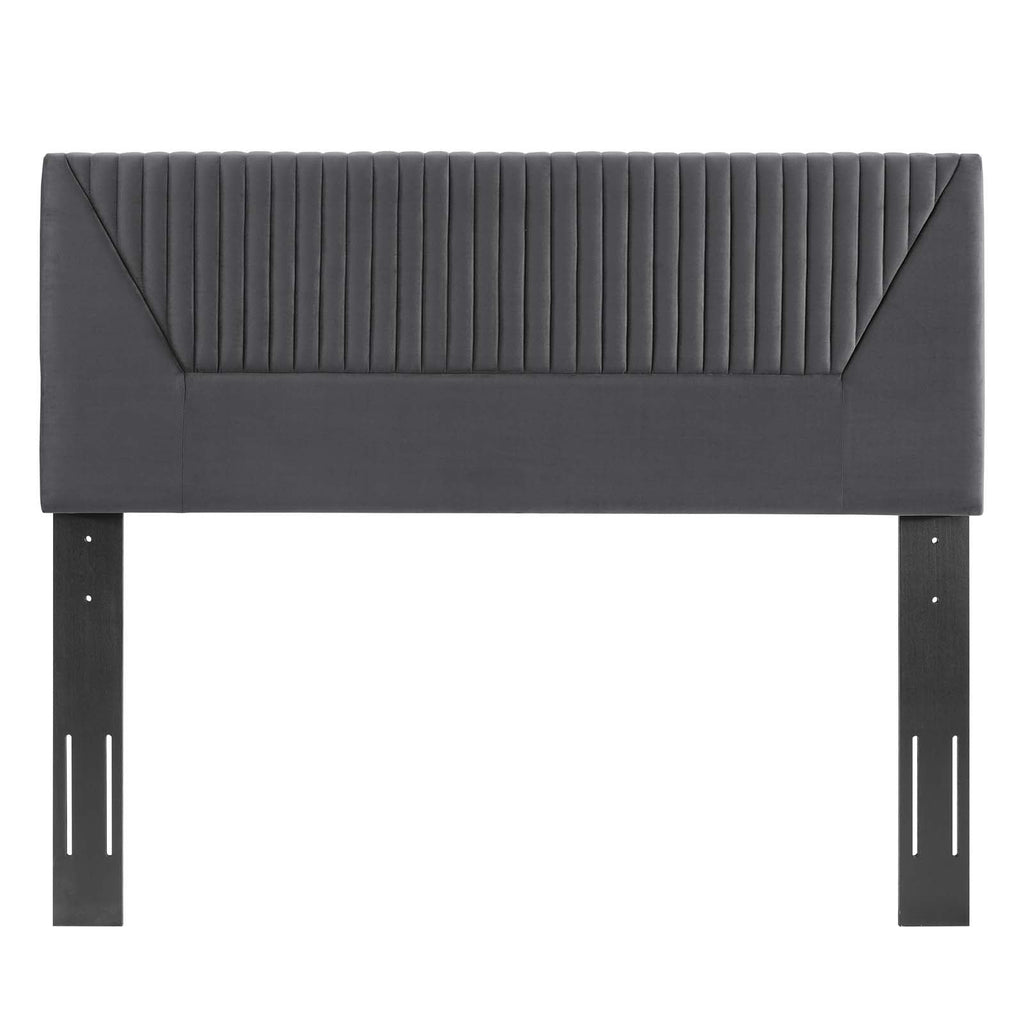 Patience Channel Tufted Performance Velvet Twin Headboard by Modway