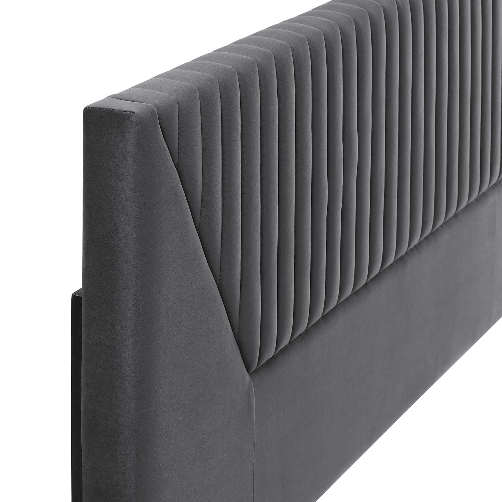 Patience Channel Tufted Performance Velvet Twin Headboard by Modway