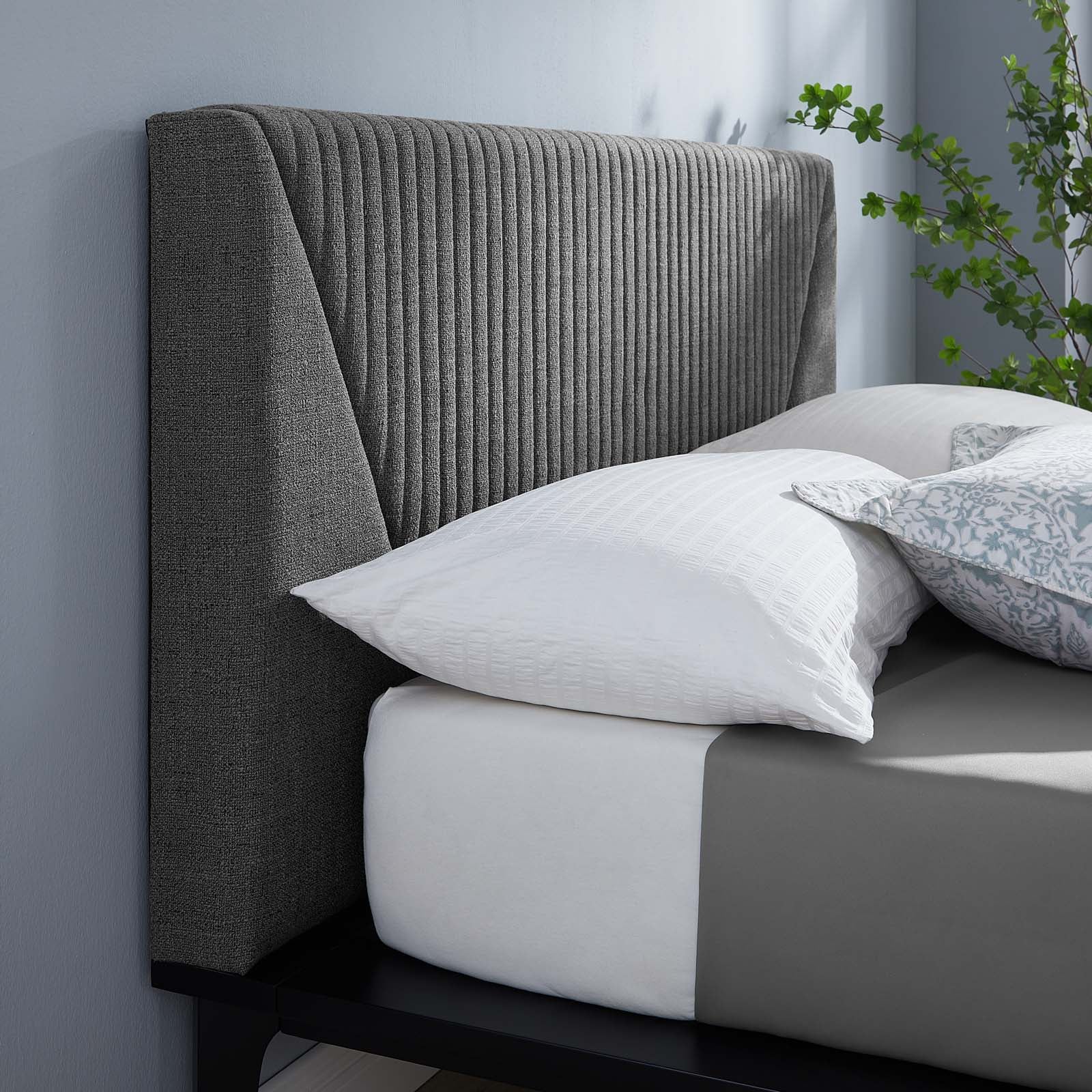 Dakota Upholstered Queen Platform Bed by Modway