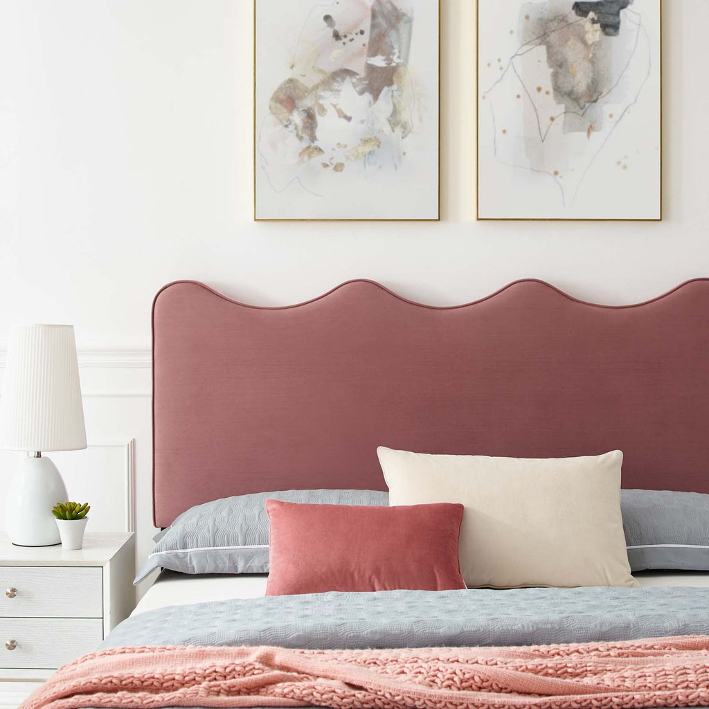 Current Performance Velvet Twin Platform Bed by Modway