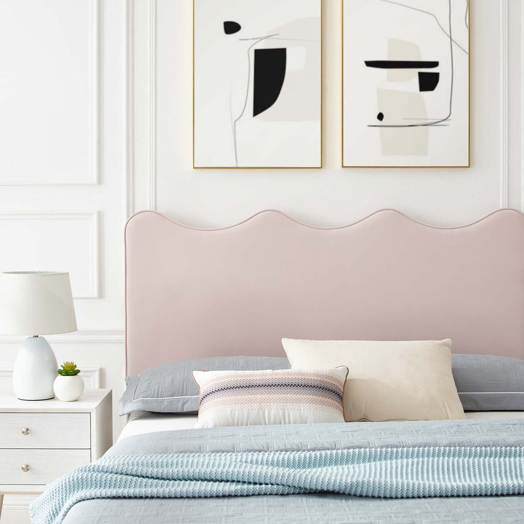 Current Performance Velvet Queen Platform Bed by Modway