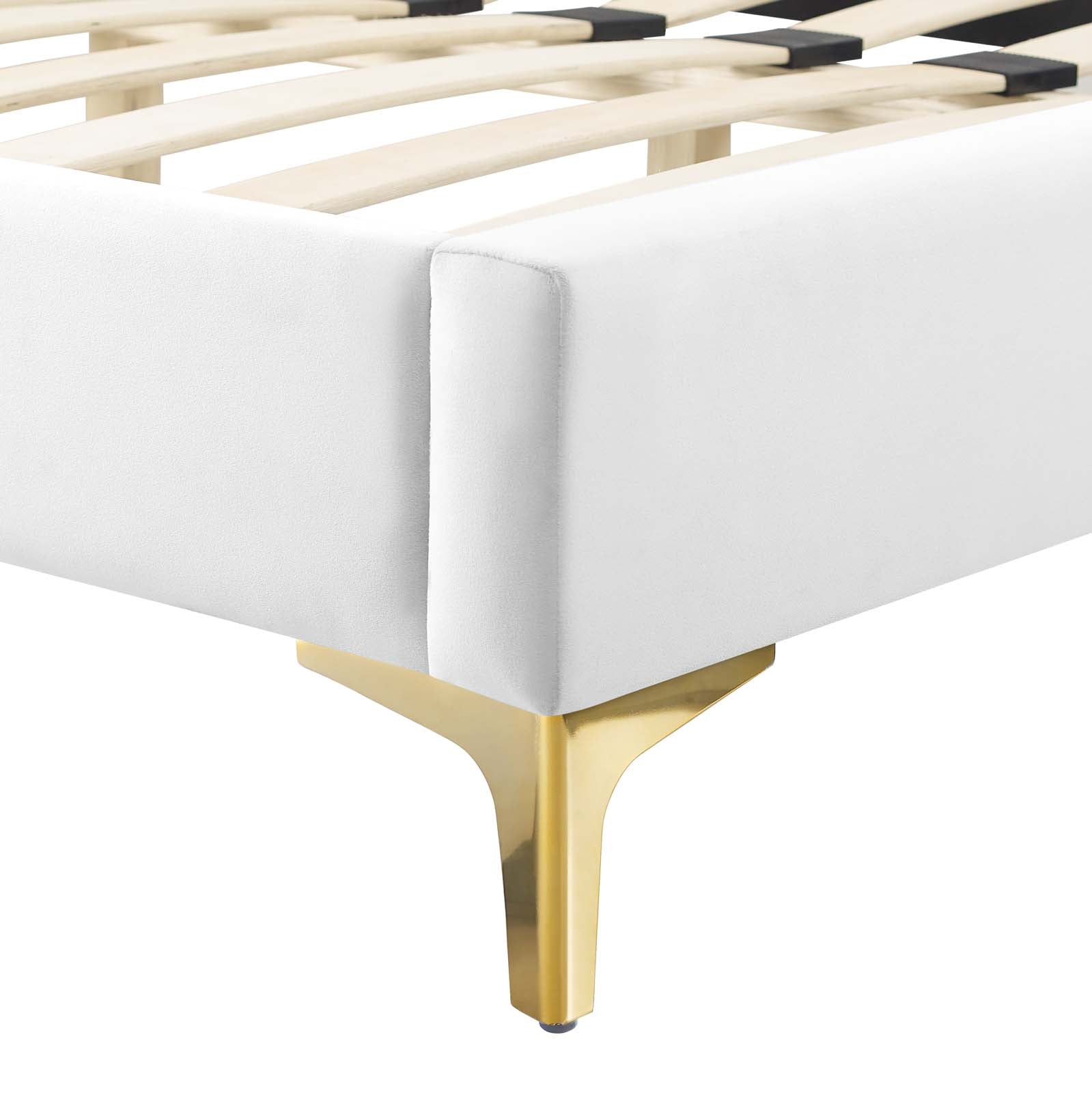Current Performance Velvet Queen Platform Bed by Modway