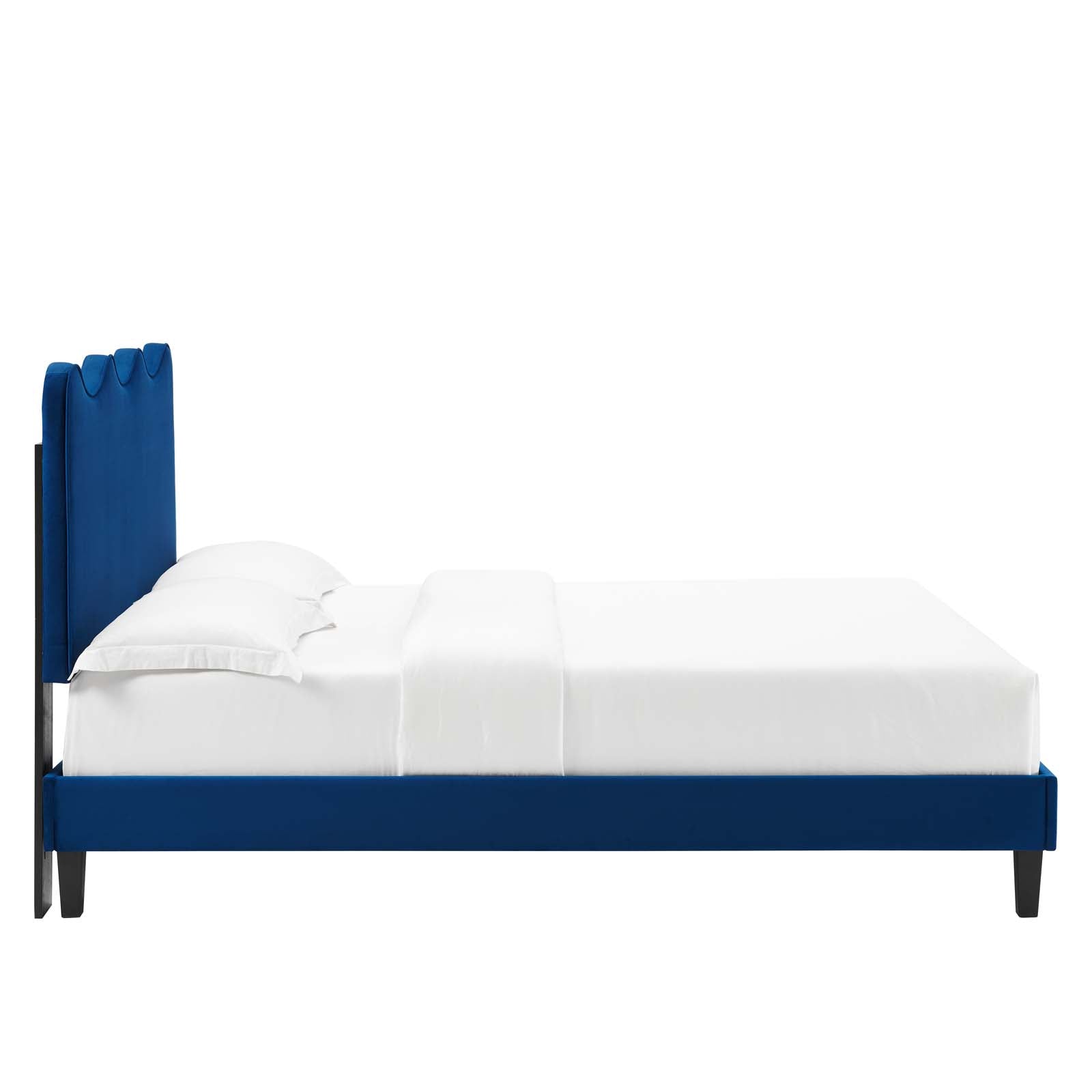 Current Performance Velvet King Platform Bed by Modway