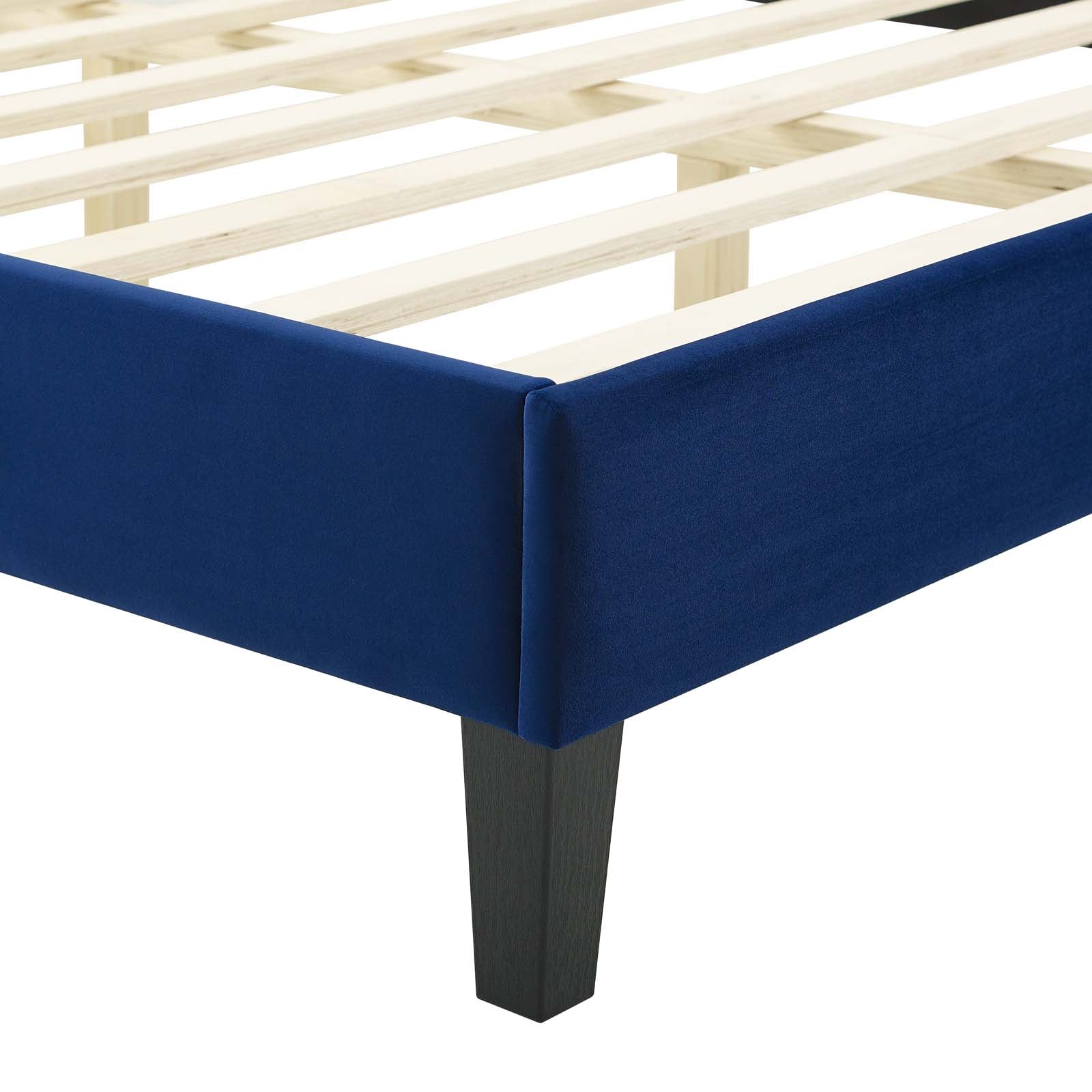 Juniper Channel Tufted Performance Velvet Full Platform Bed by Modway