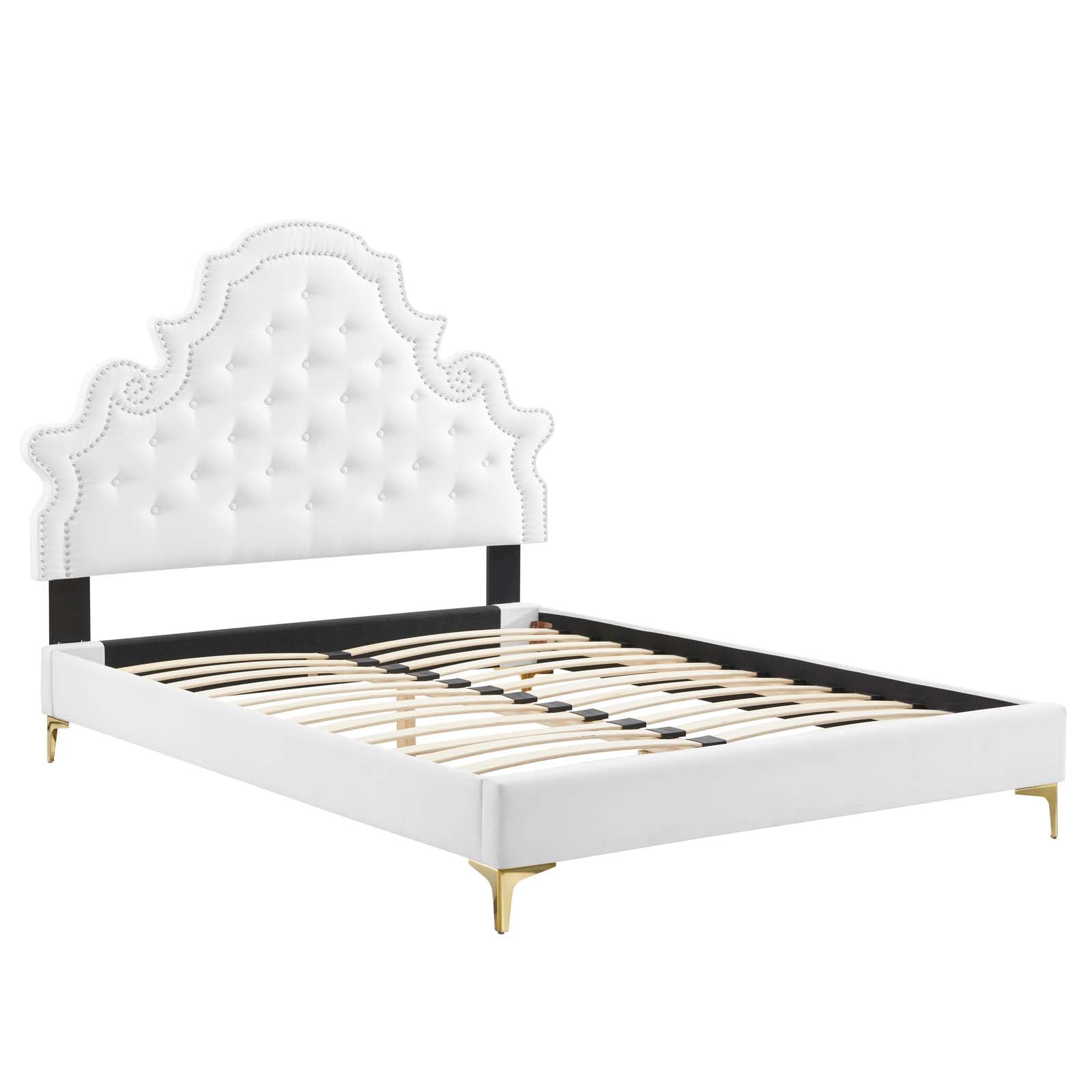 Gwyneth Tufted Performance Velvet Twin Platform Bed by Modway