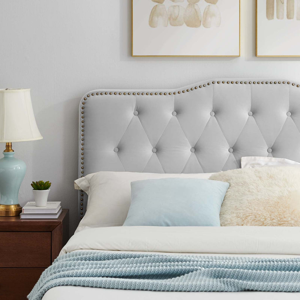 Amber Tufted Performance Velvet Twin Platform Bed by Modway