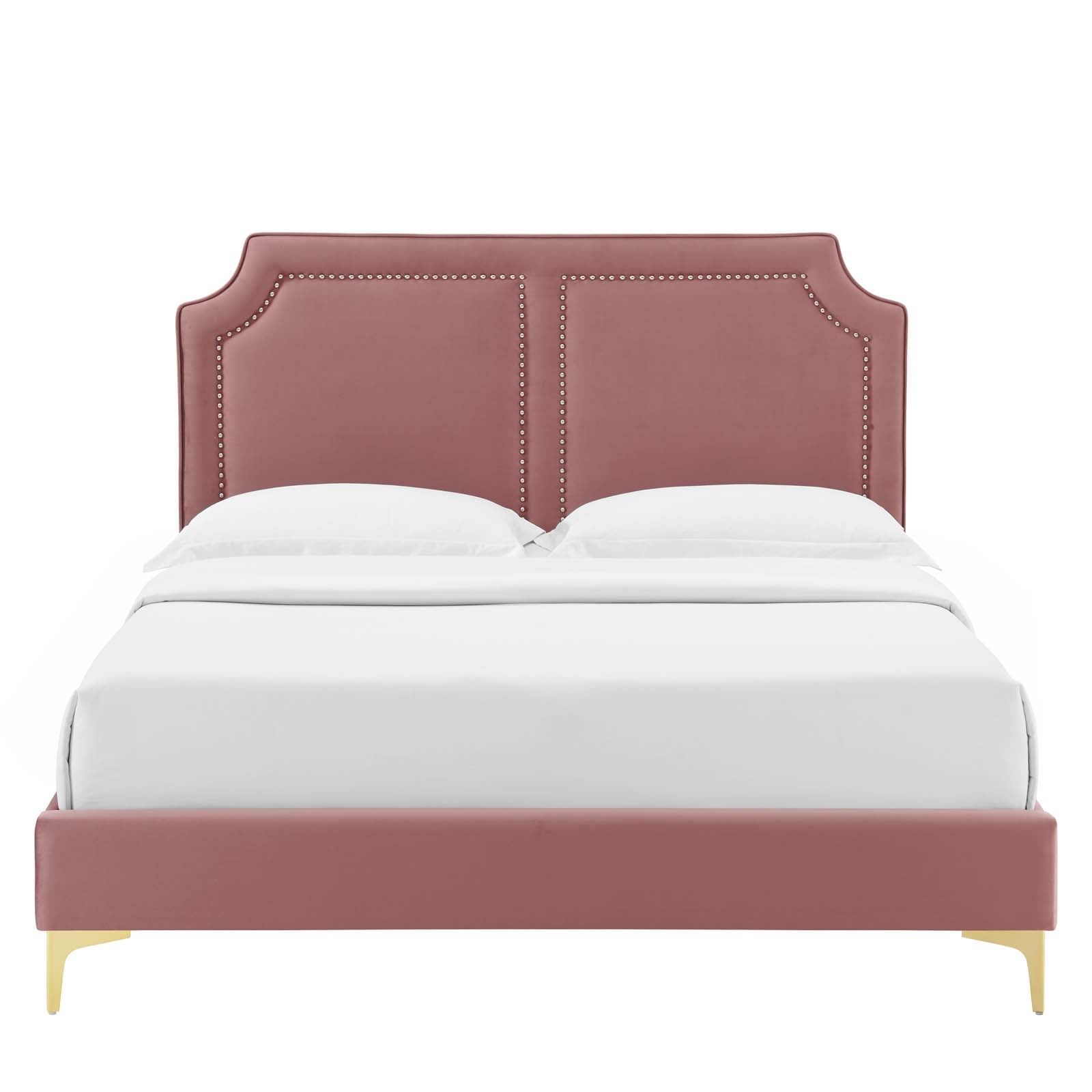 Novi Performance Velvet Twin Bed by Modway