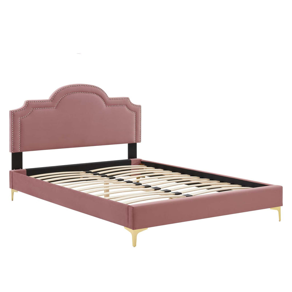 Aviana Performance Velvet Twin Bed by Modway