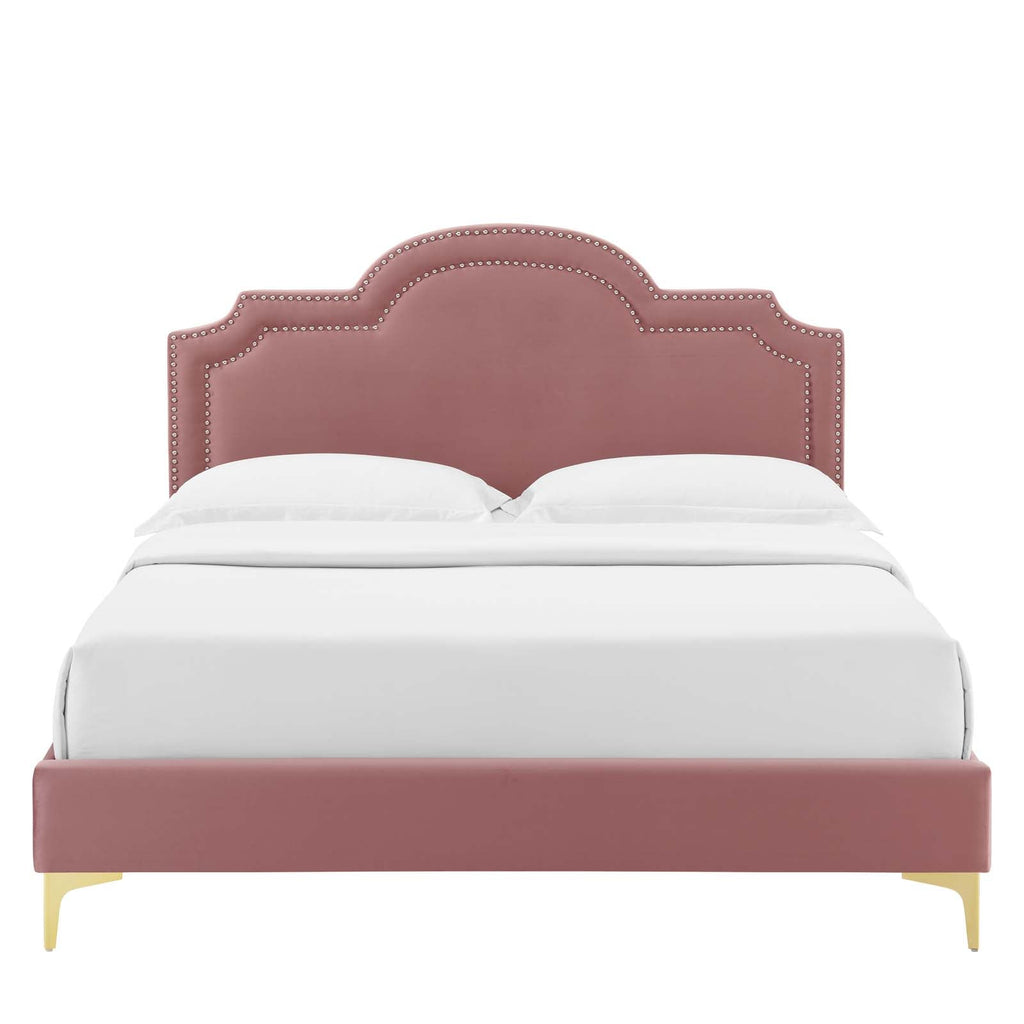 Aviana Performance Velvet Twin Bed by Modway