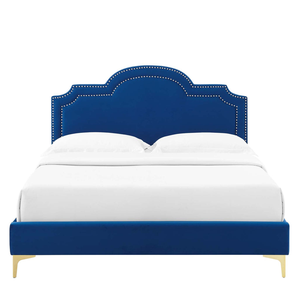 Aviana Performance Velvet Twin Bed by Modway