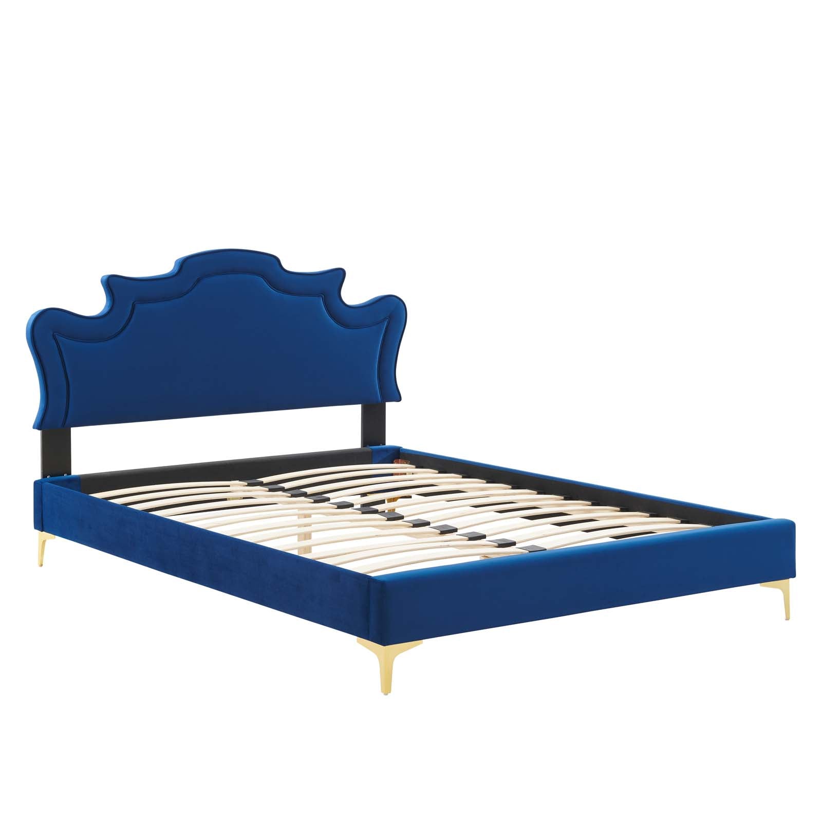 Neena Performance Velvet Twin Bed by Modway