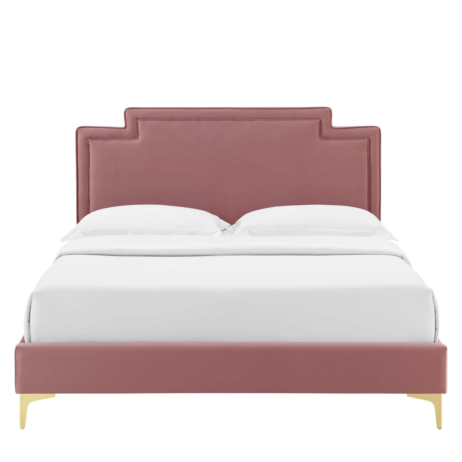 Liva Performance Velvet Twin Bed by Modway