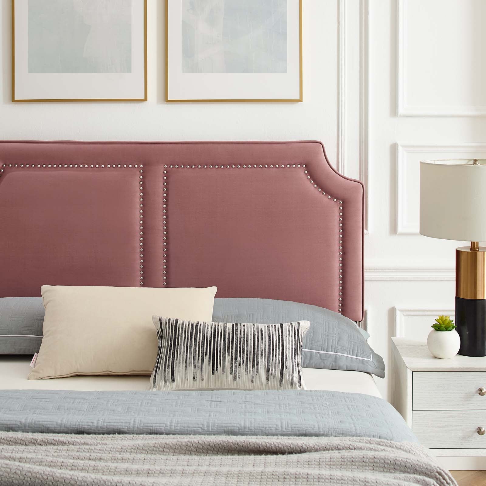 Novi Performance Velvet Twin Bed by Modway