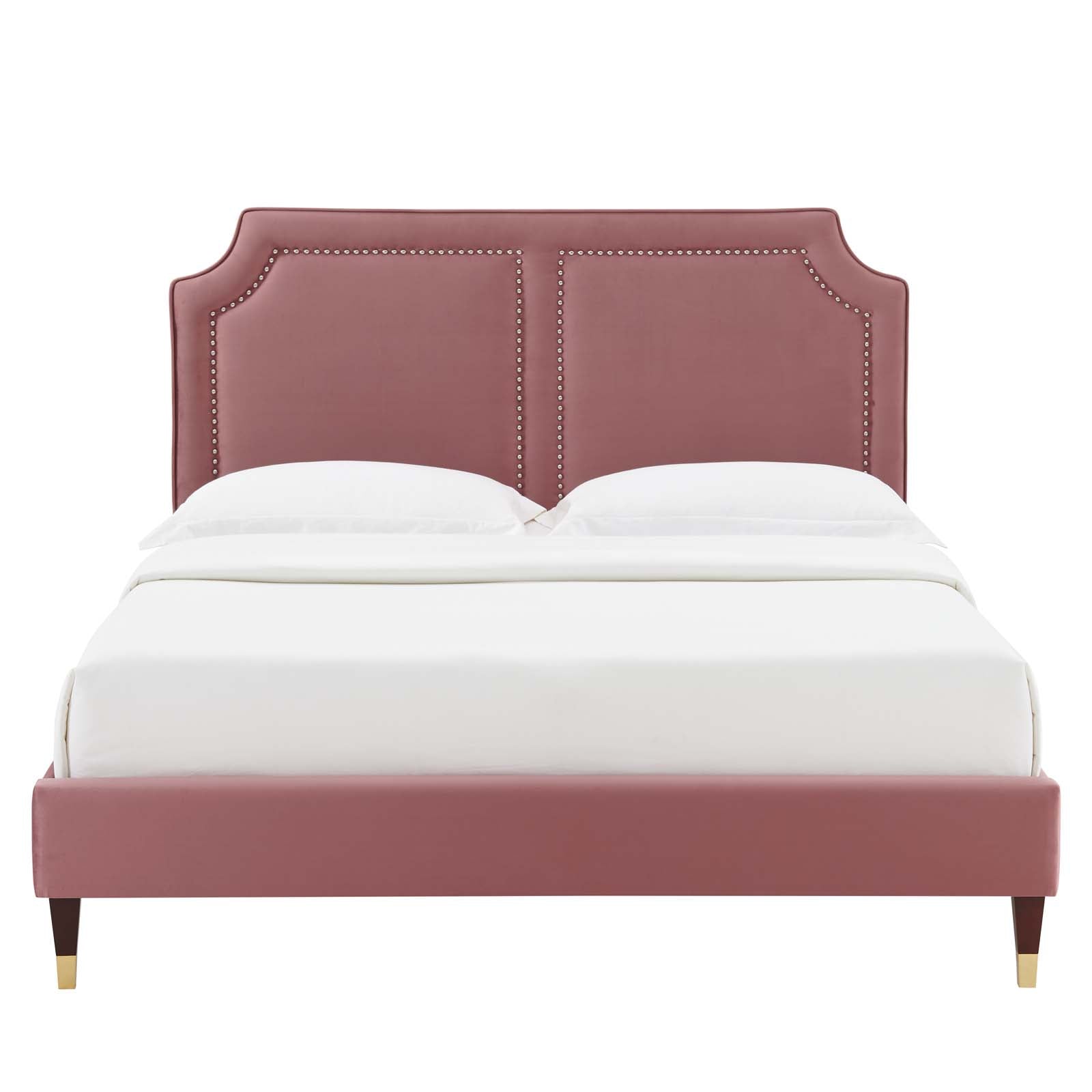 Novi Performance Velvet Twin Bed by Modway