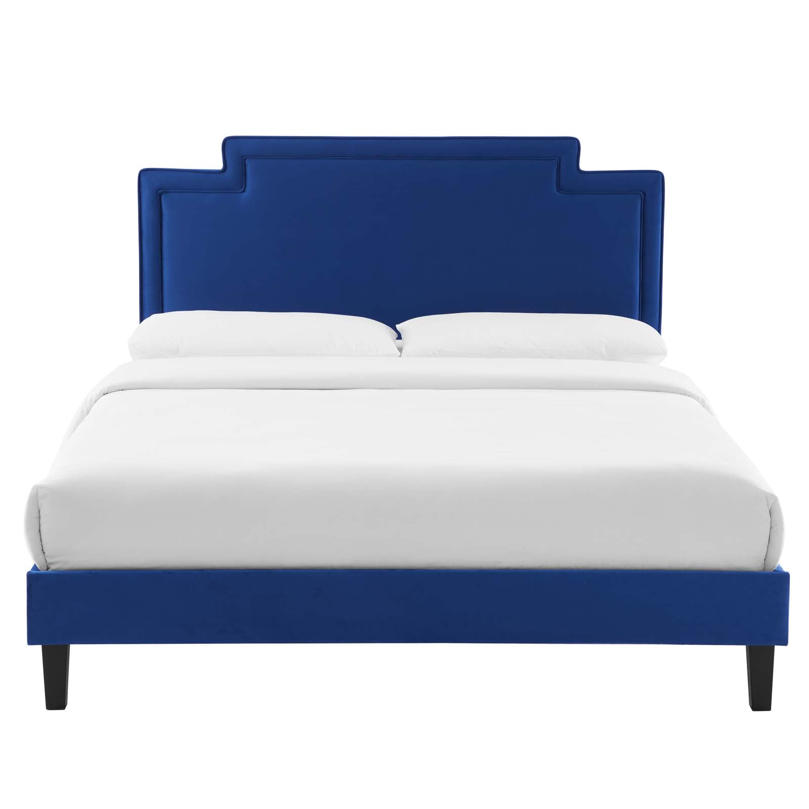 Liva Performance Velvet Queen Bed by Modway