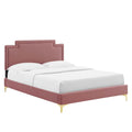 Liva Performance Velvet King Bed by Modway