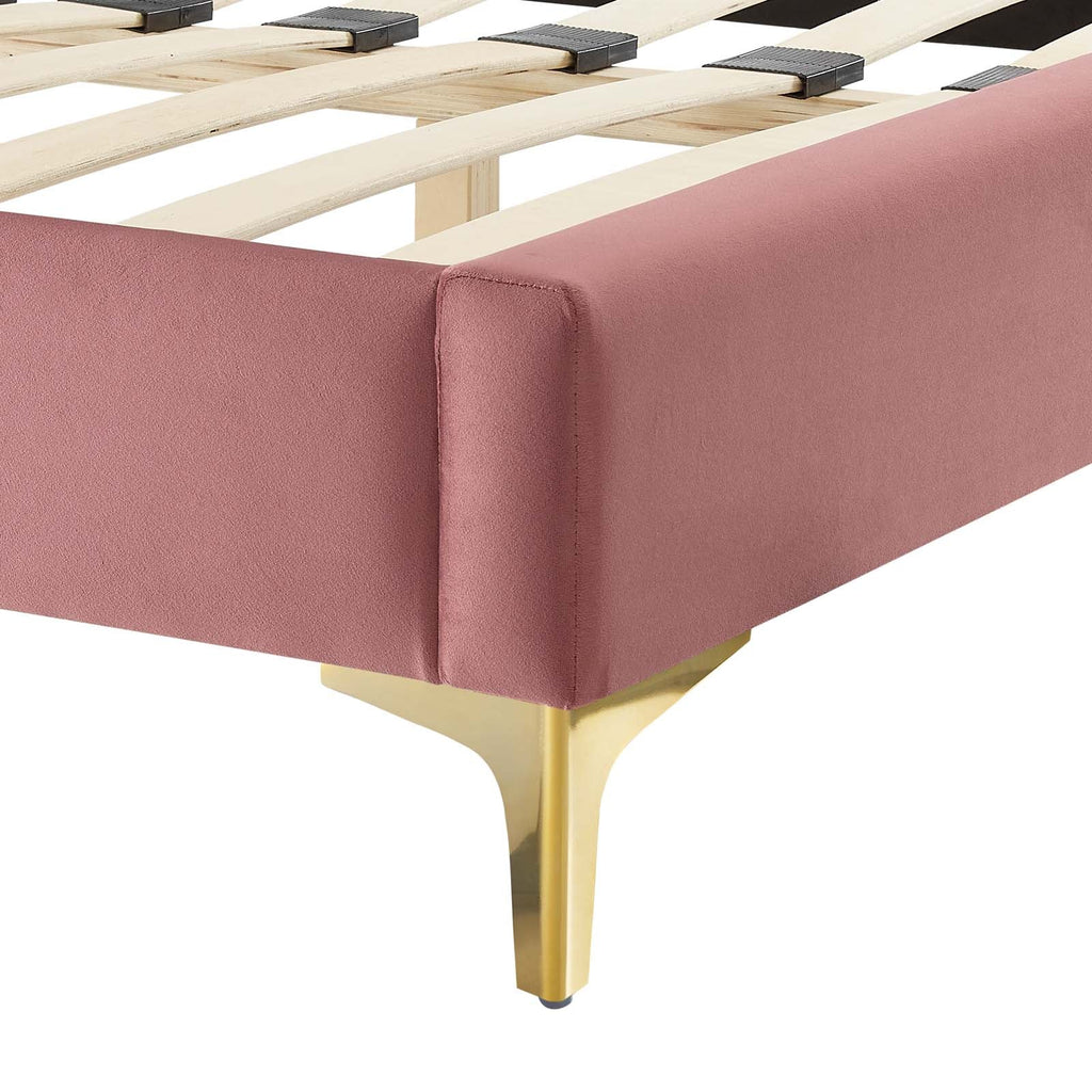 Liva Performance Velvet King Bed by Modway