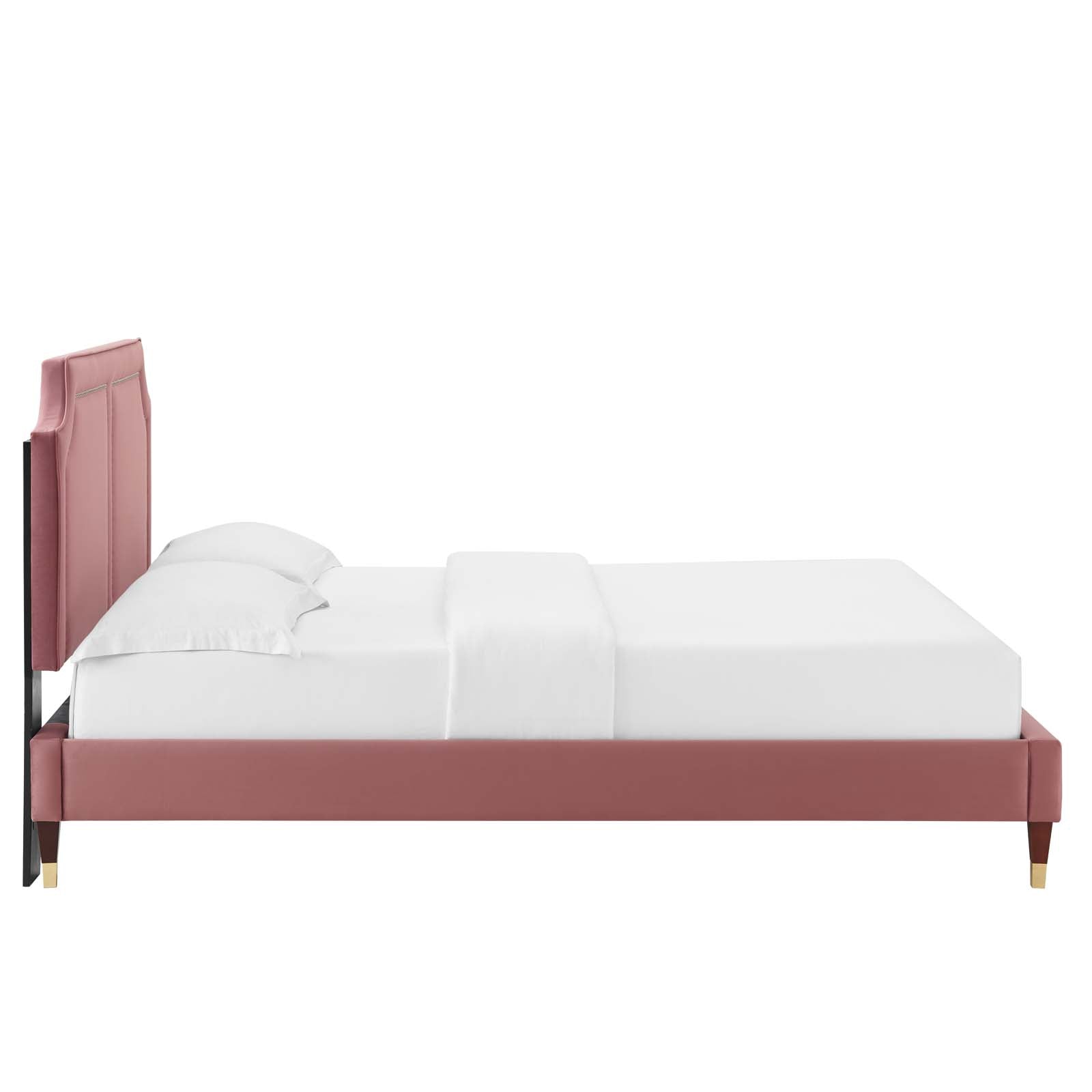 Novi Performance Velvet King Bed by Modway