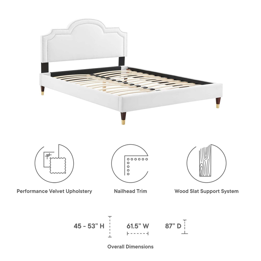 Aviana Performance Velvet King Bed by Modway