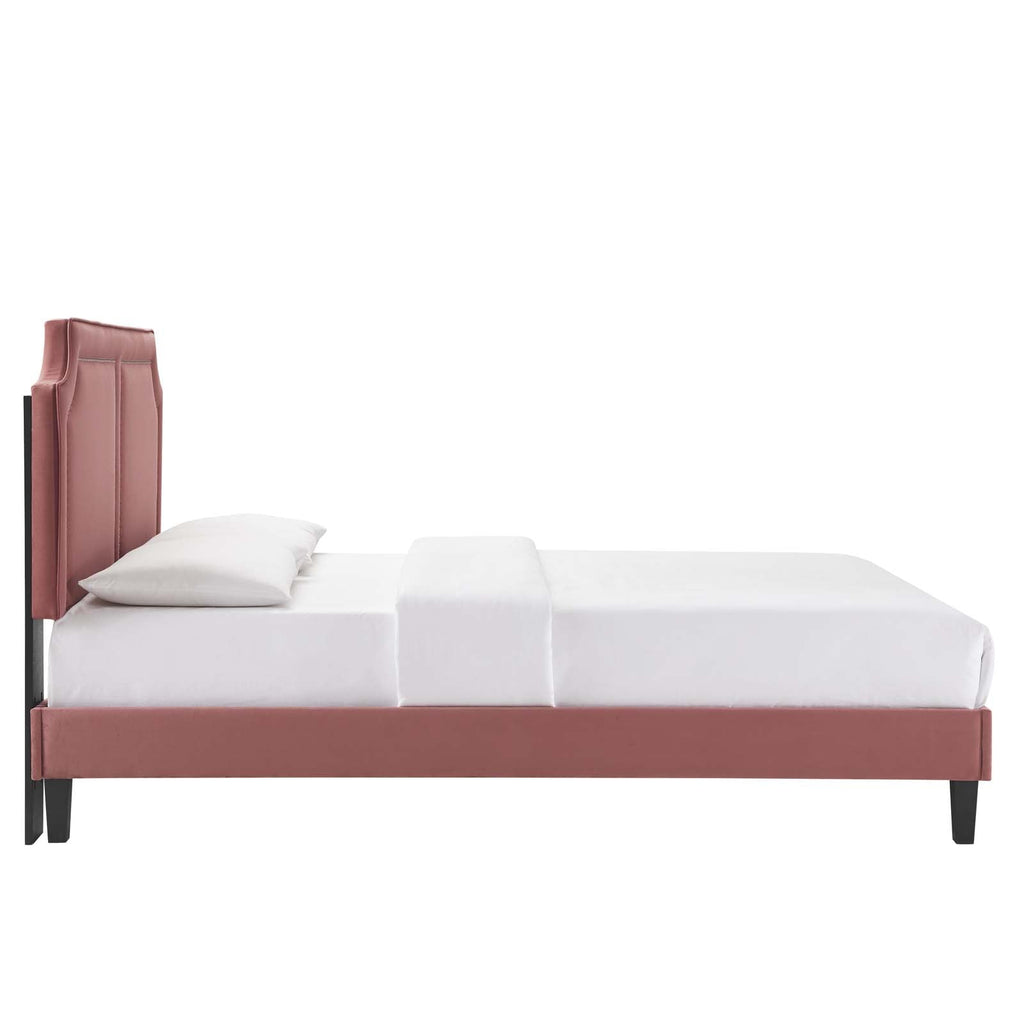 Novi Performance Velvet King Bed by Modway