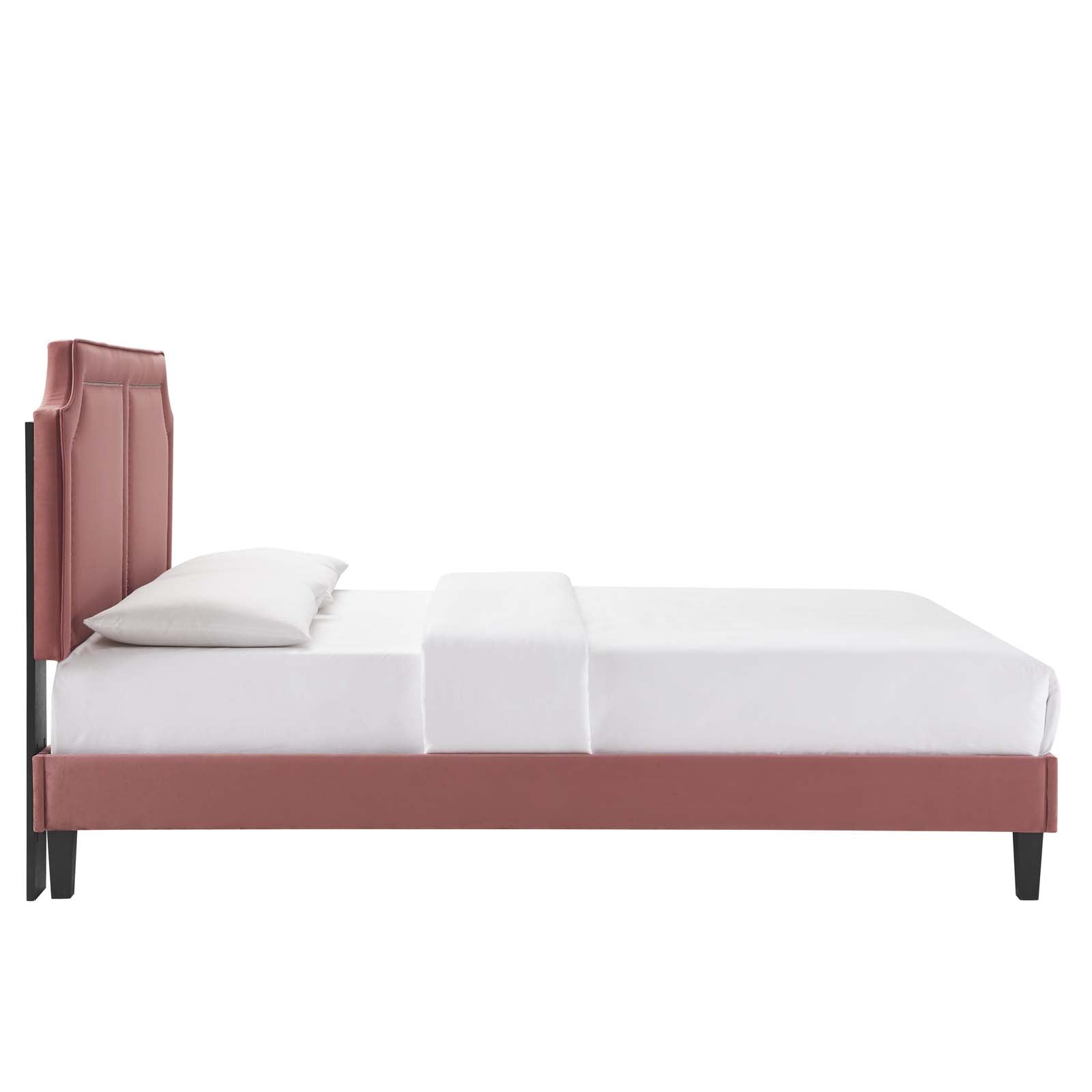 Novi Performance Velvet King Bed by Modway