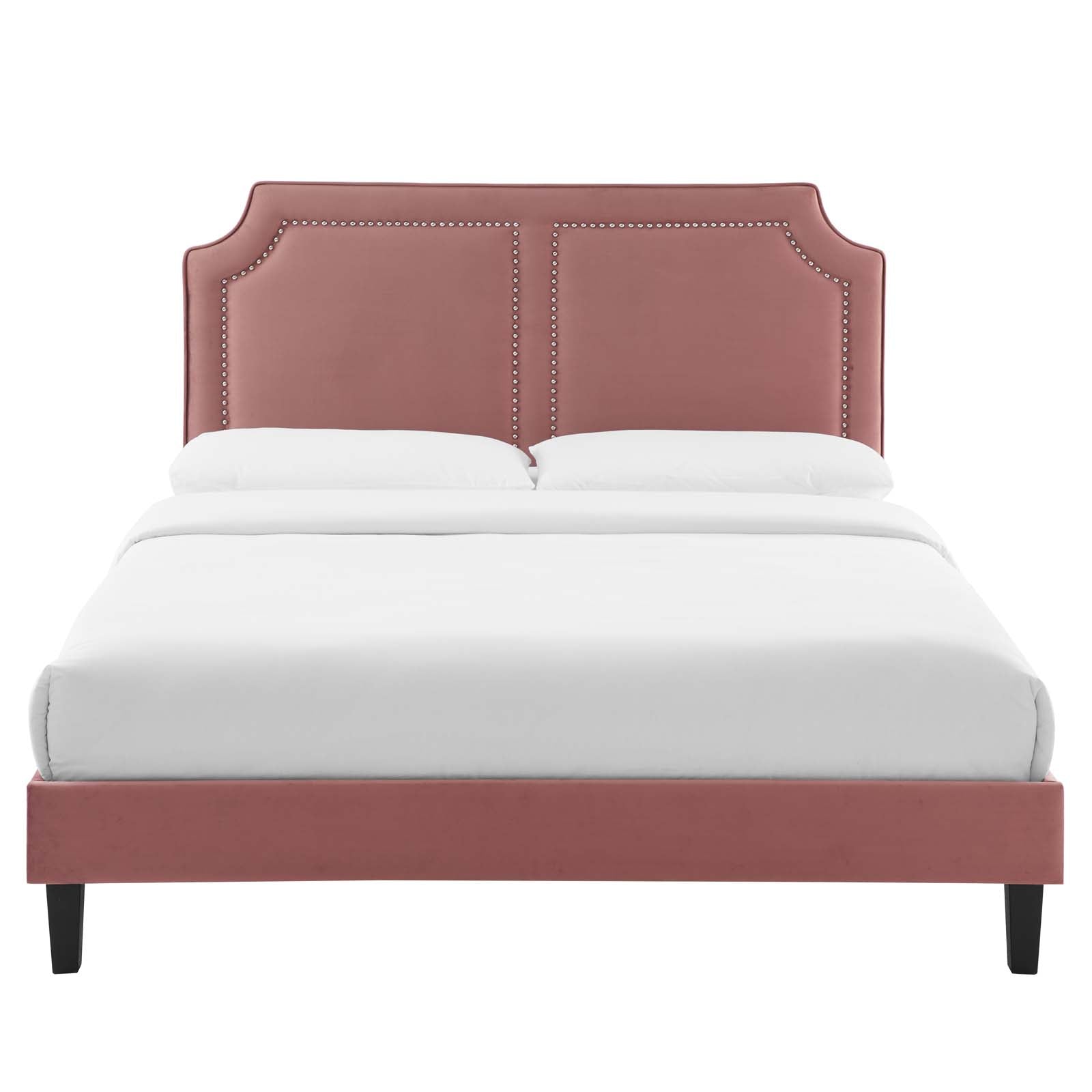 Novi Performance Velvet King Bed by Modway