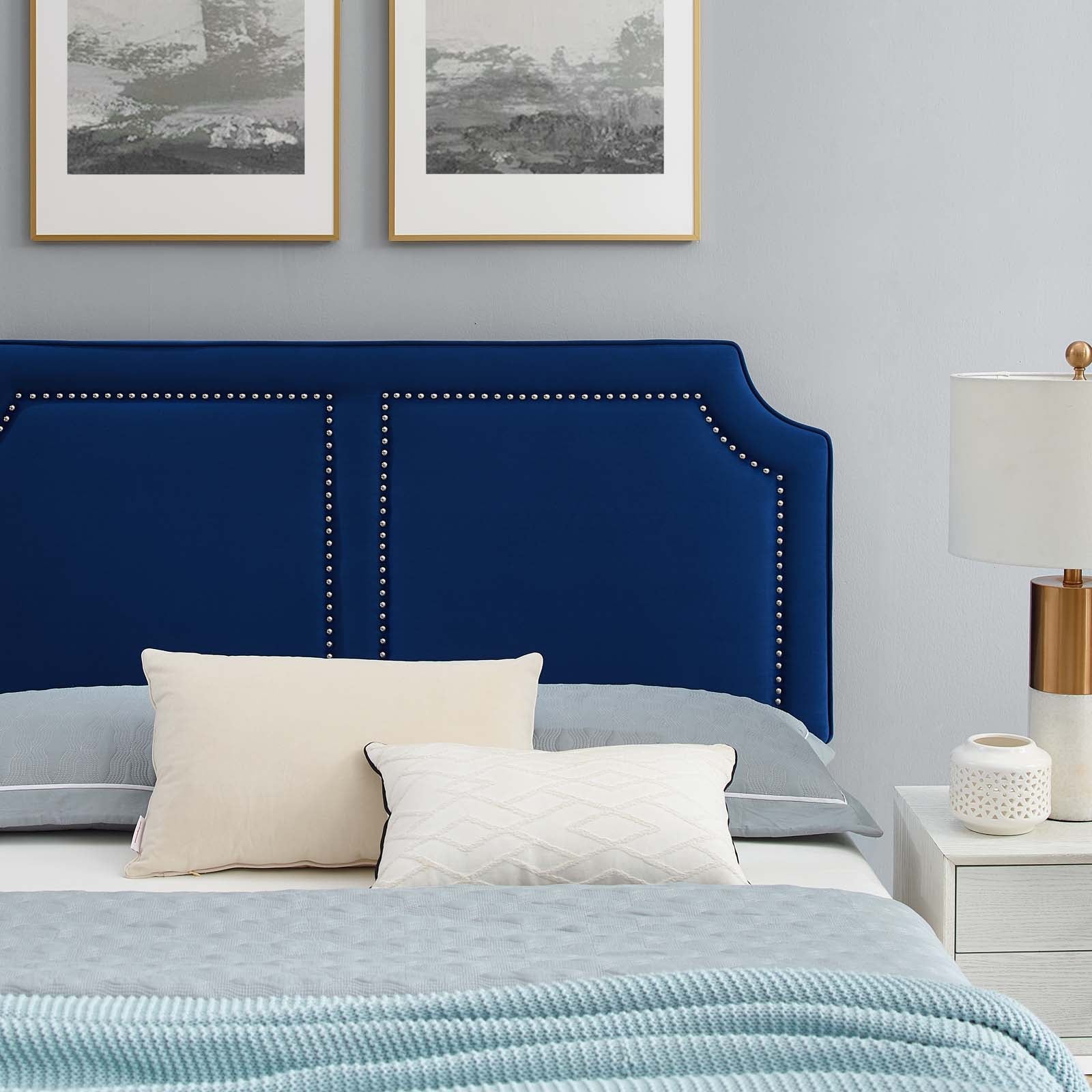Novi Performance Velvet King Bed by Modway
