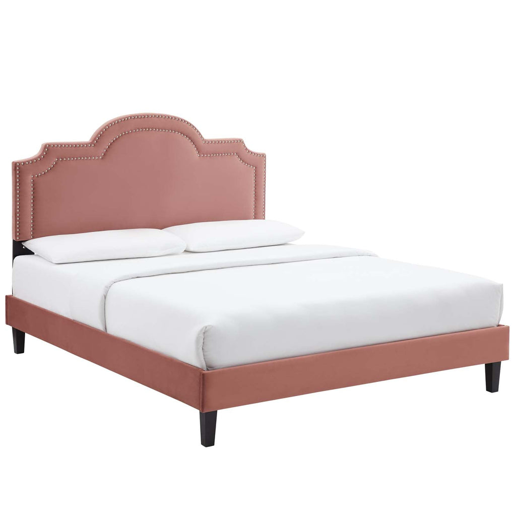Aviana Performance Velvet King Bed by Modway