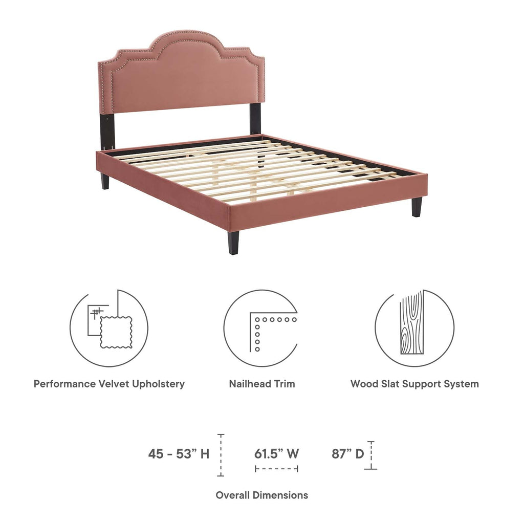 Aviana Performance Velvet King Bed by Modway