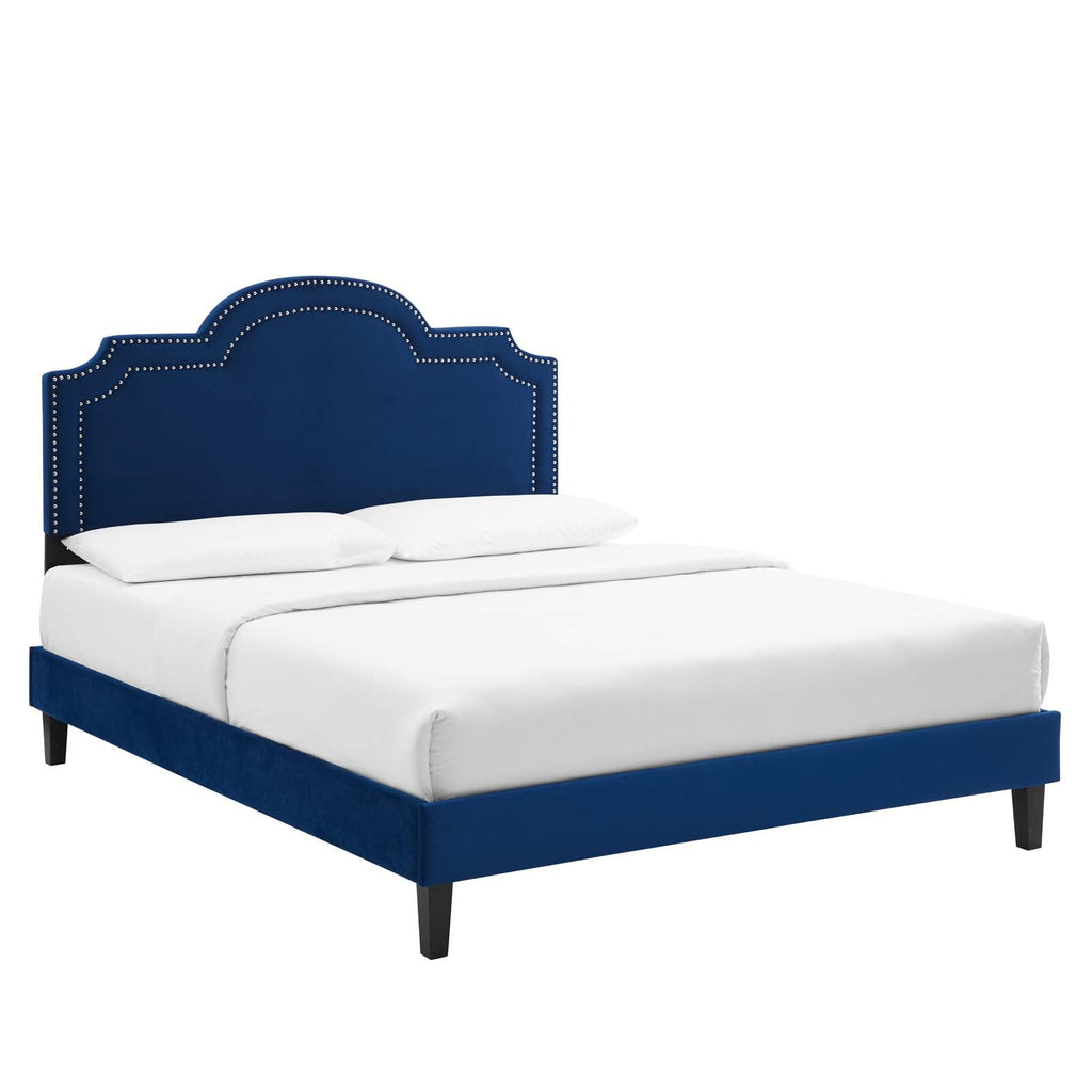 Aviana Performance Velvet King Bed by Modway