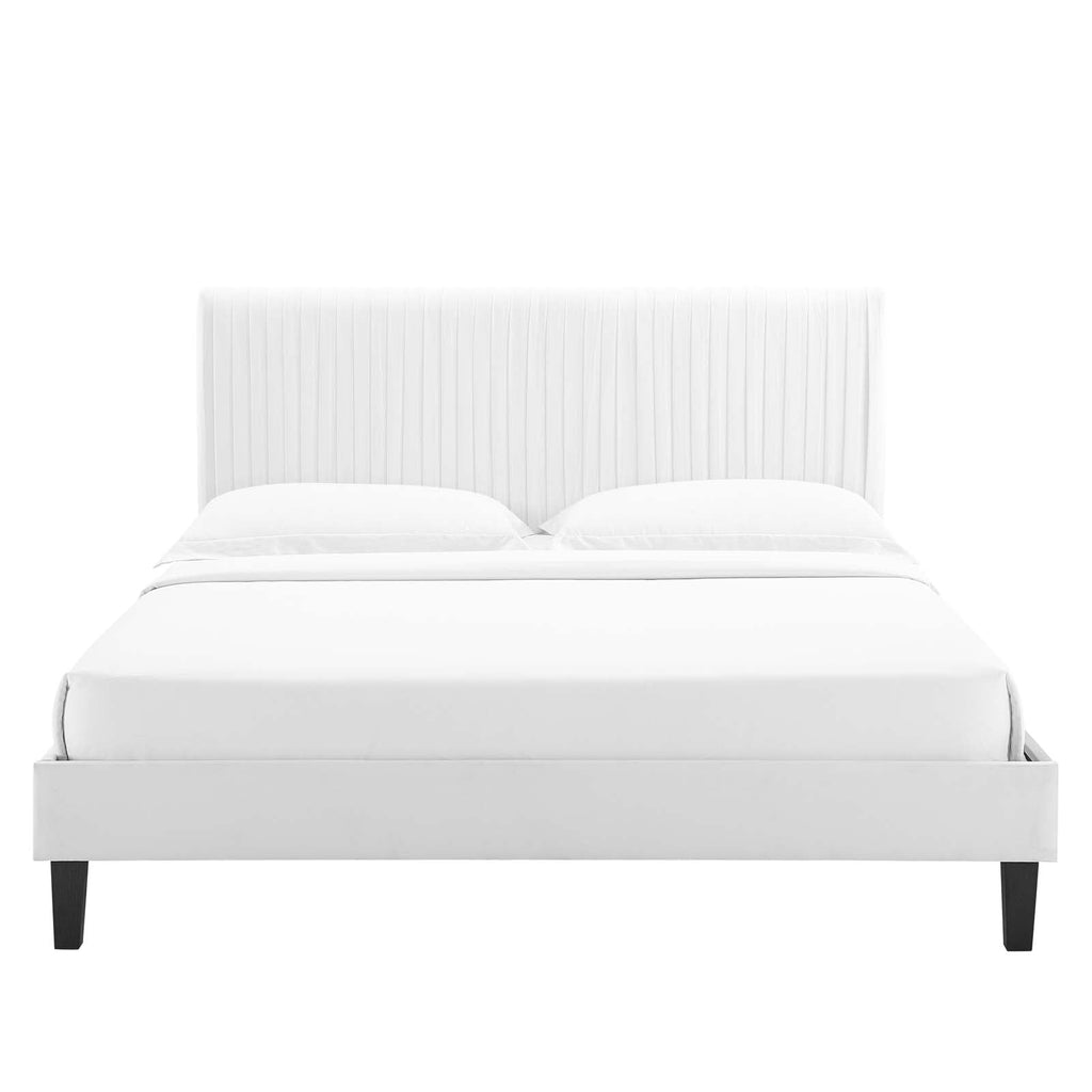 Peyton Performance Velvet Full Platform Bed by Modway