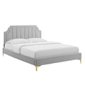 Sienna Performance Velvet Twin Platform Bed by Modway