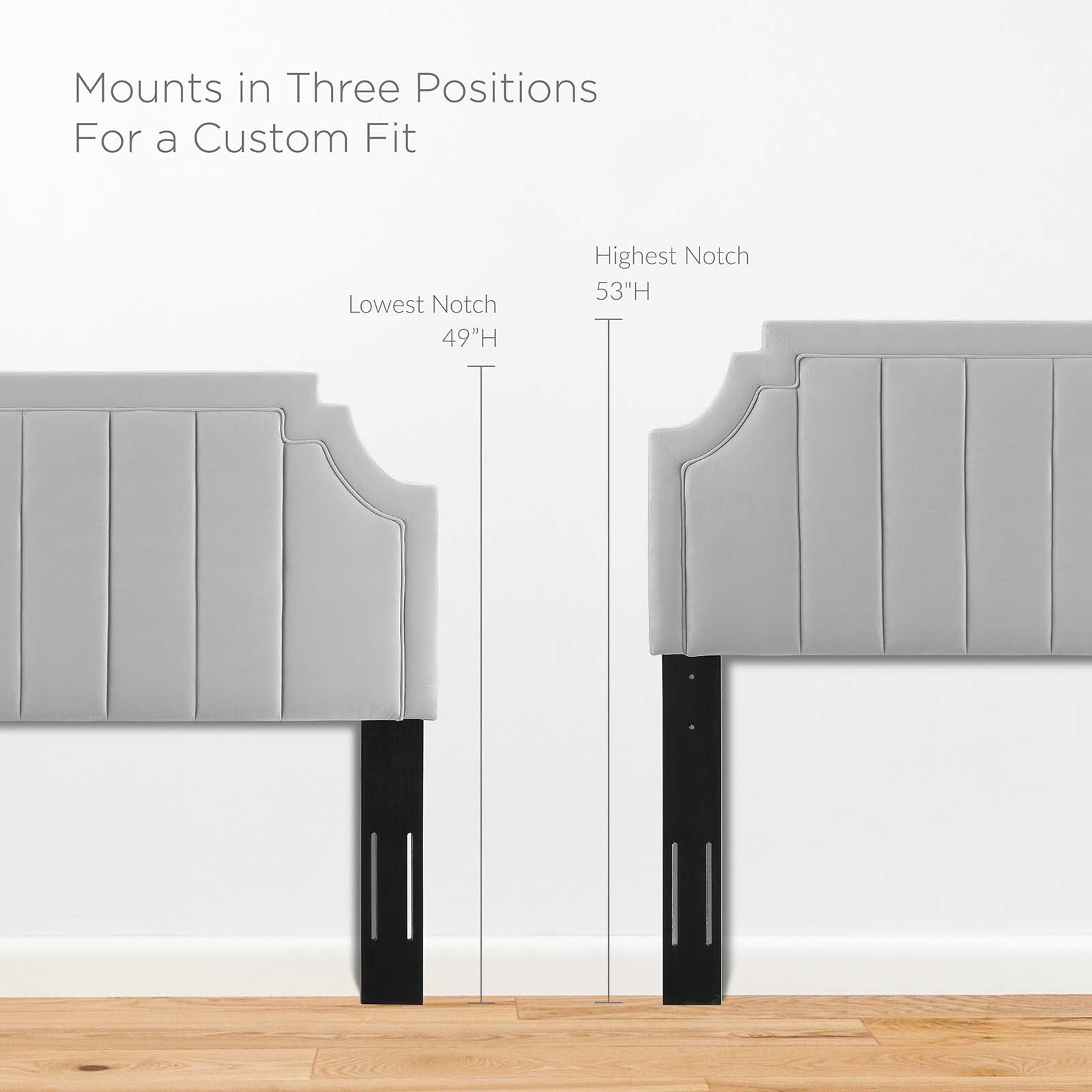 Sienna Performance Velvet Twin Platform Bed by Modway
