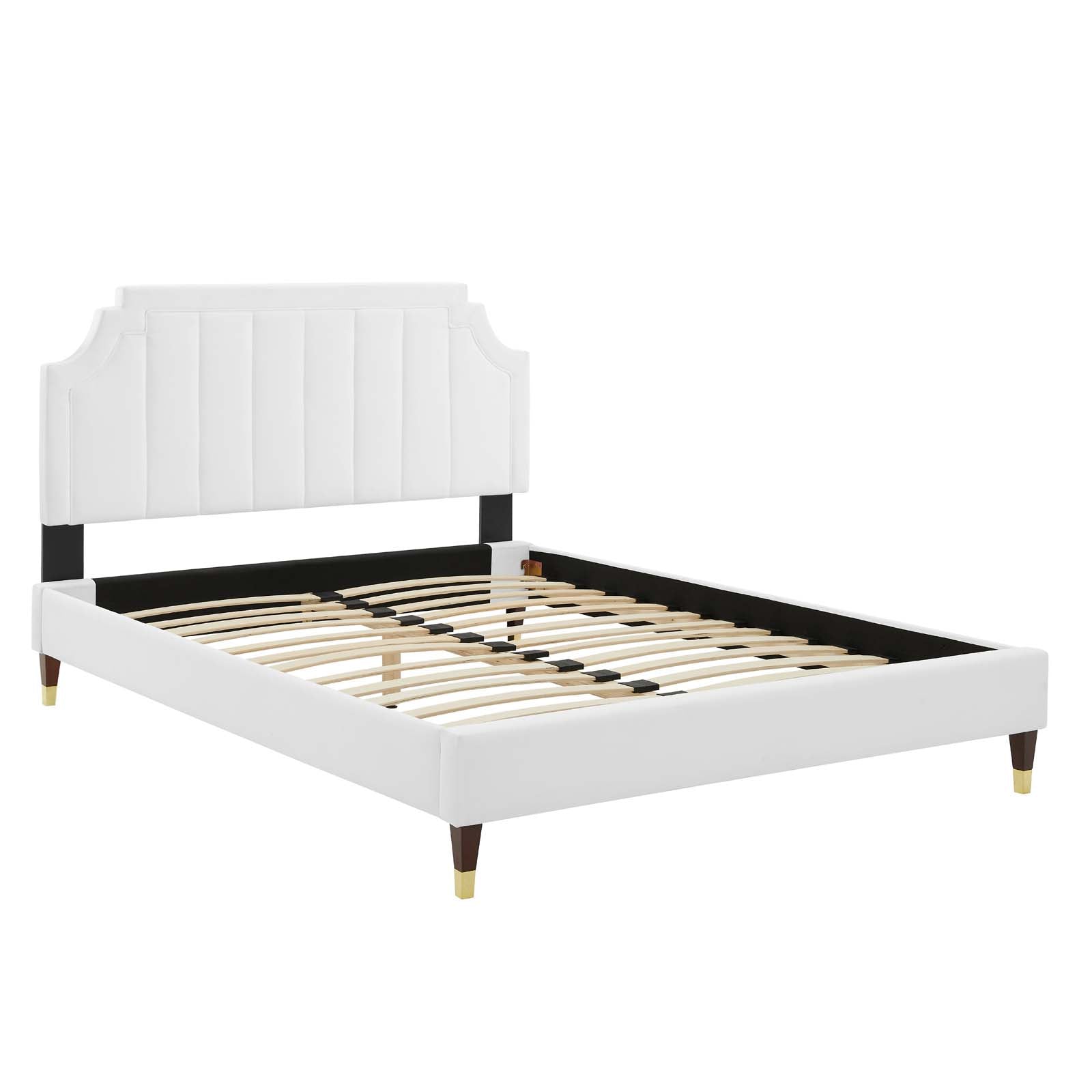 Sienna Performance Velvet Full Platform Bed by Modway