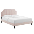Sienna Performance Velvet Full Platform Bed by Modway