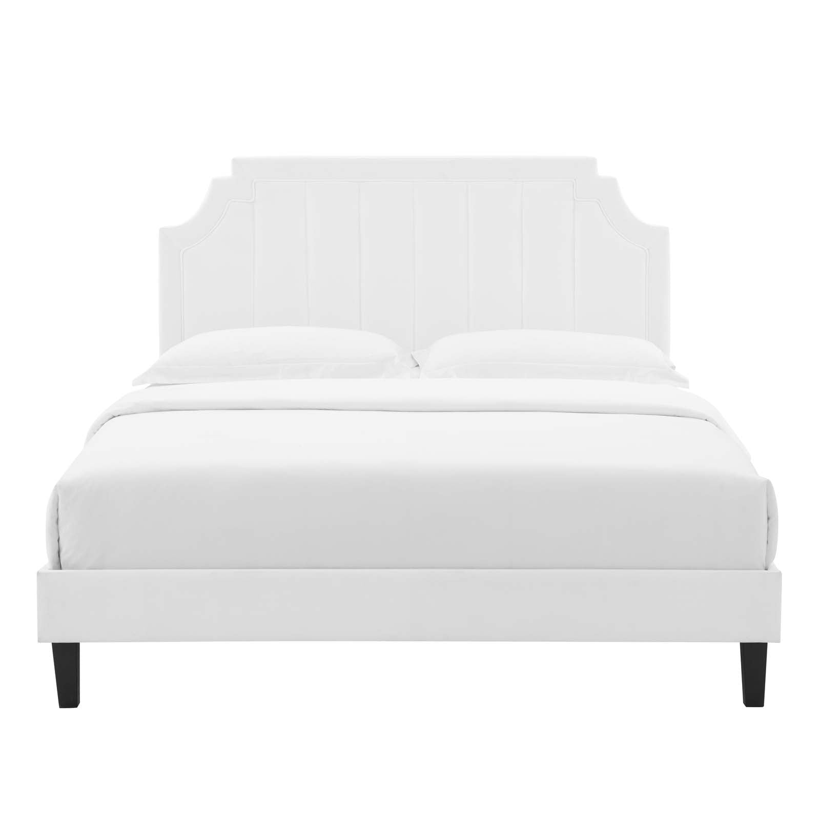 Sienna Performance Velvet Full Platform Bed by Modway