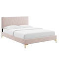 Phillipa Performance Velvet King Platform Bed by Modway