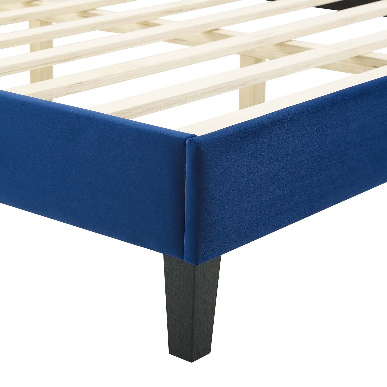 Phillipa Performance Velvet King Platform Bed by Modway