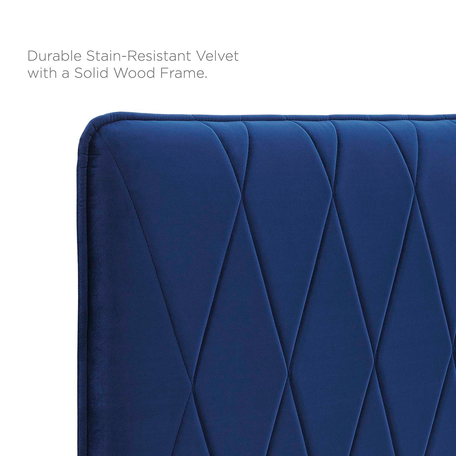 Phillipa Performance Velvet King Platform Bed by Modway