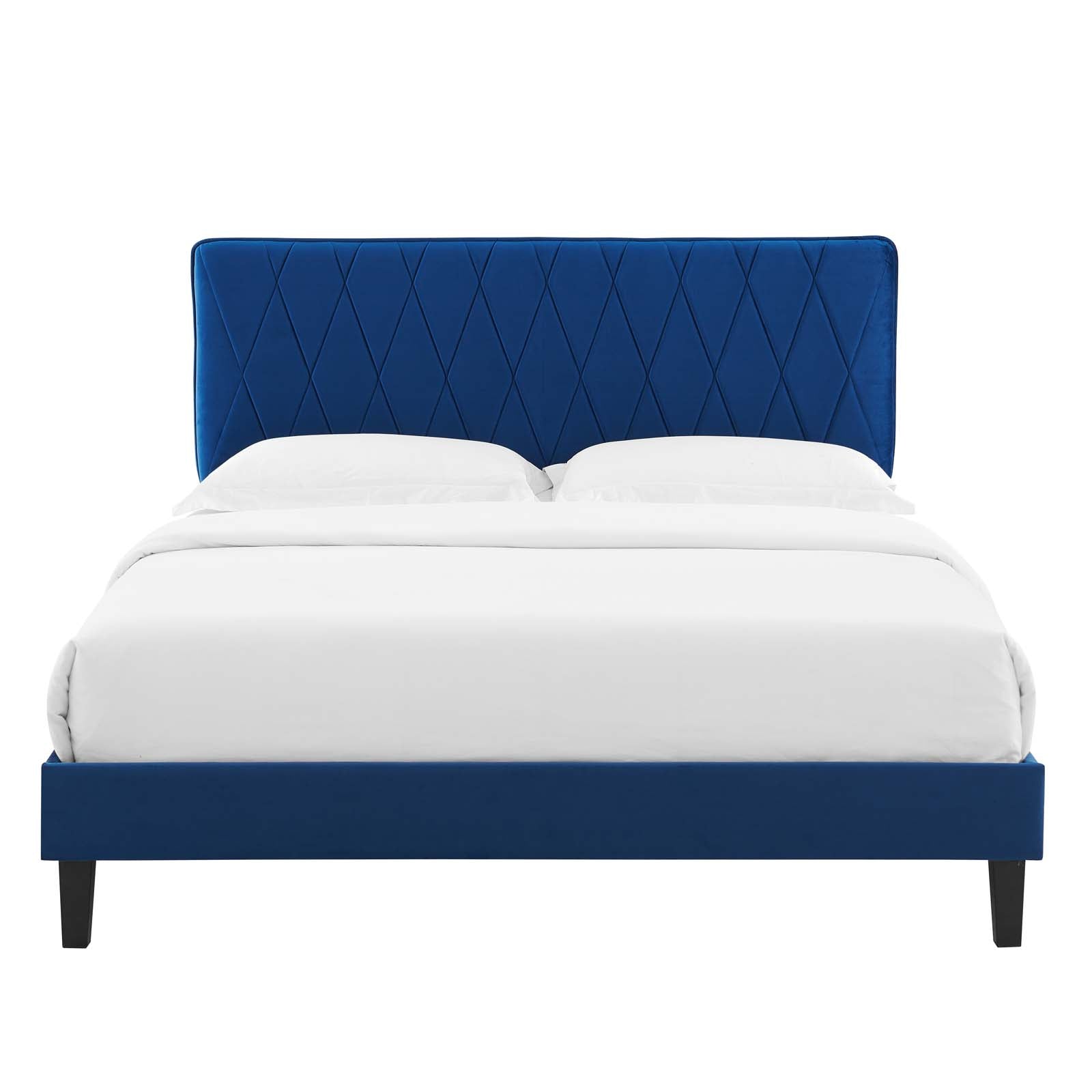 Phillipa Performance Velvet King Platform Bed by Modway