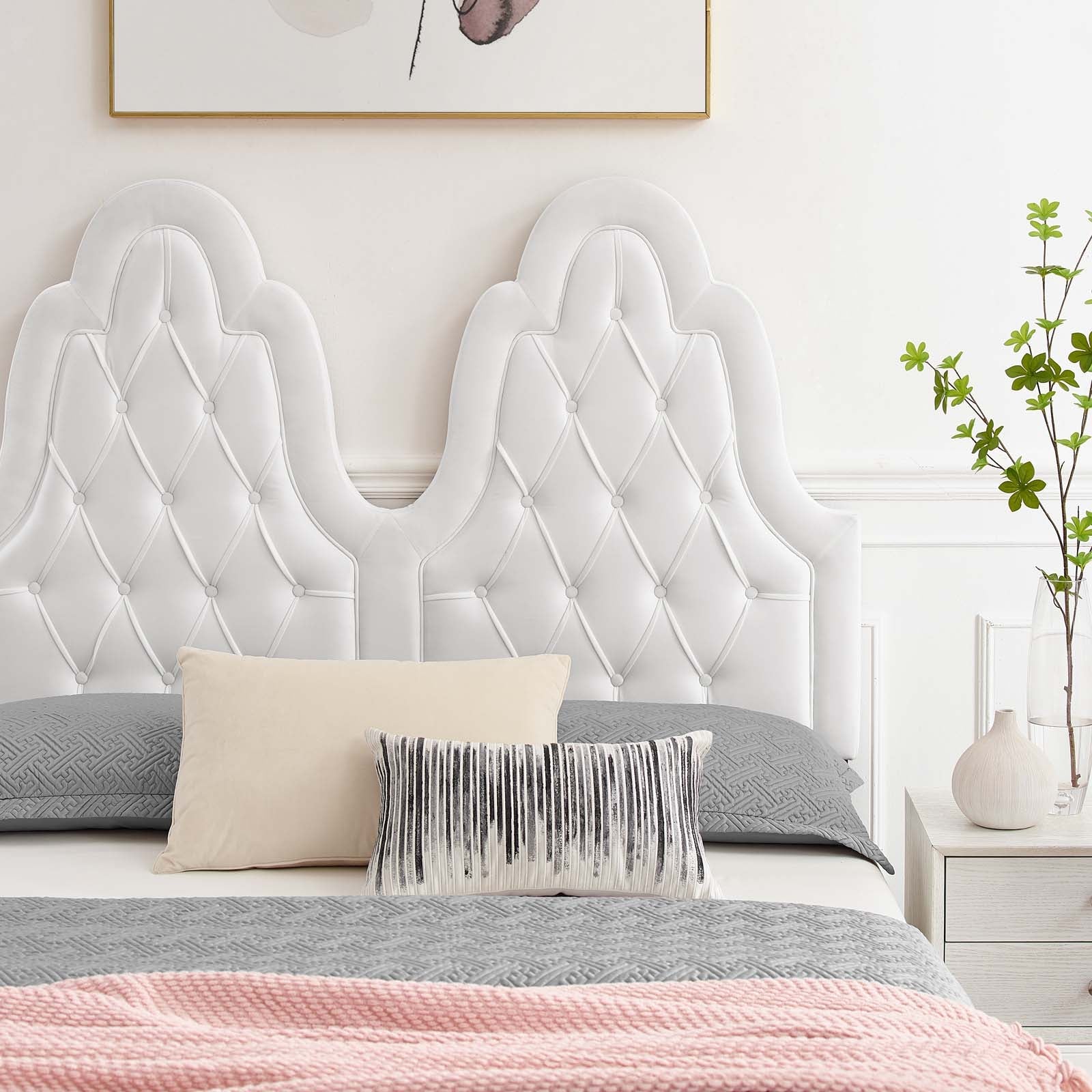 Alexandria Tufted Performance Velvet Twin Platform Bed by Modway