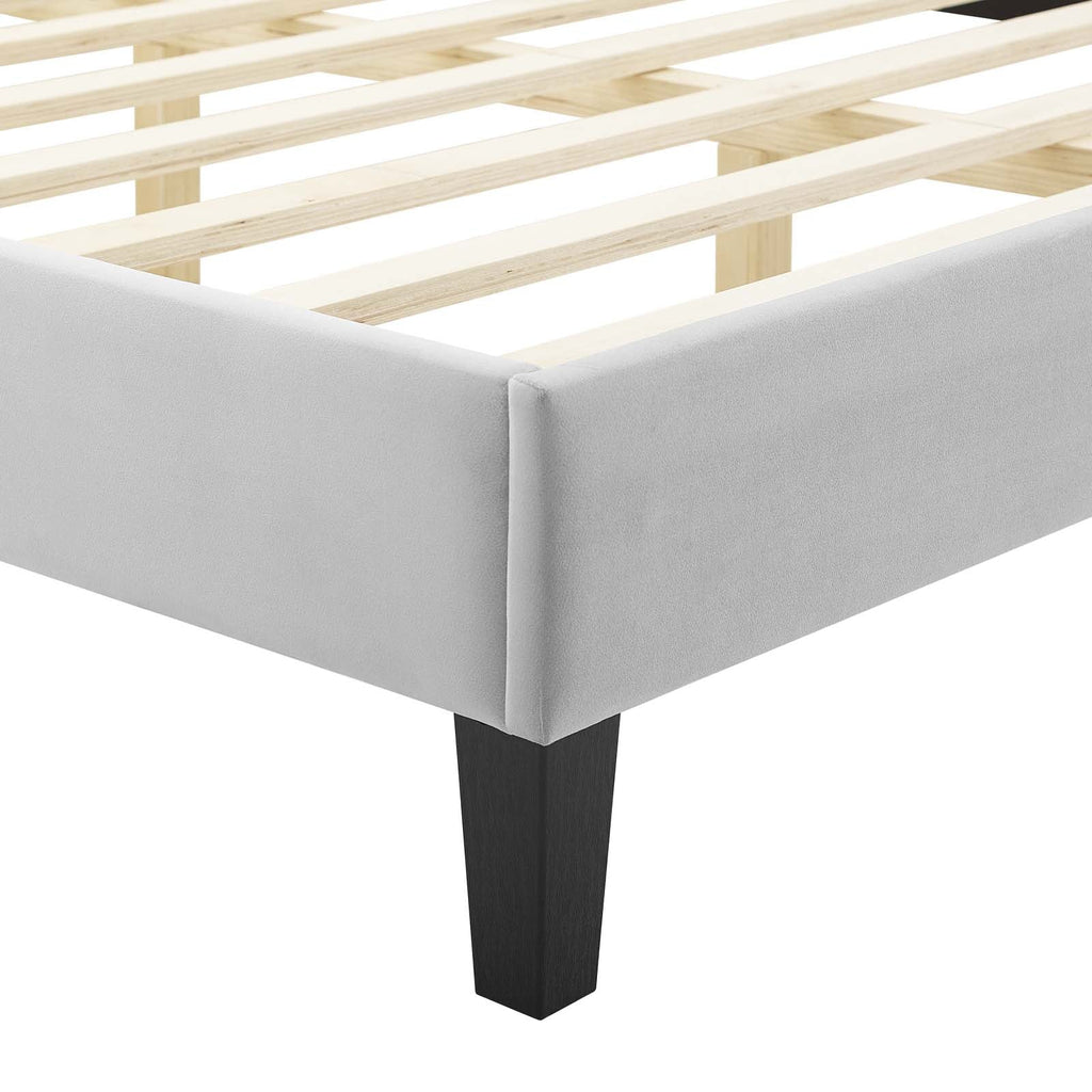 Alexandria Tufted Performance Velvet Twin Platform Bed by Modway