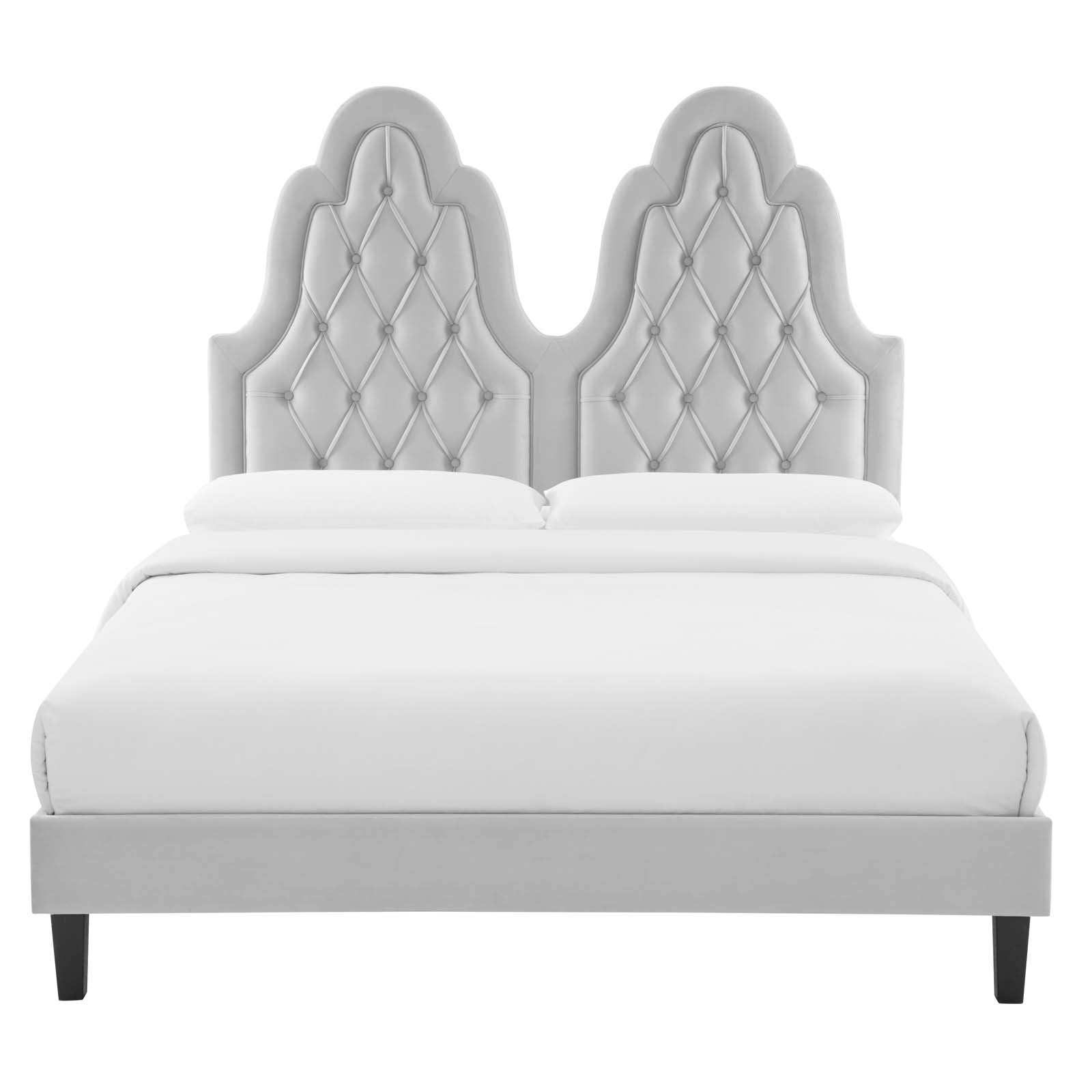Alexandria Tufted Performance Velvet Twin Platform Bed by Modway