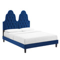 Alexandria Tufted Performance Velvet King Platform Bed by Modway
