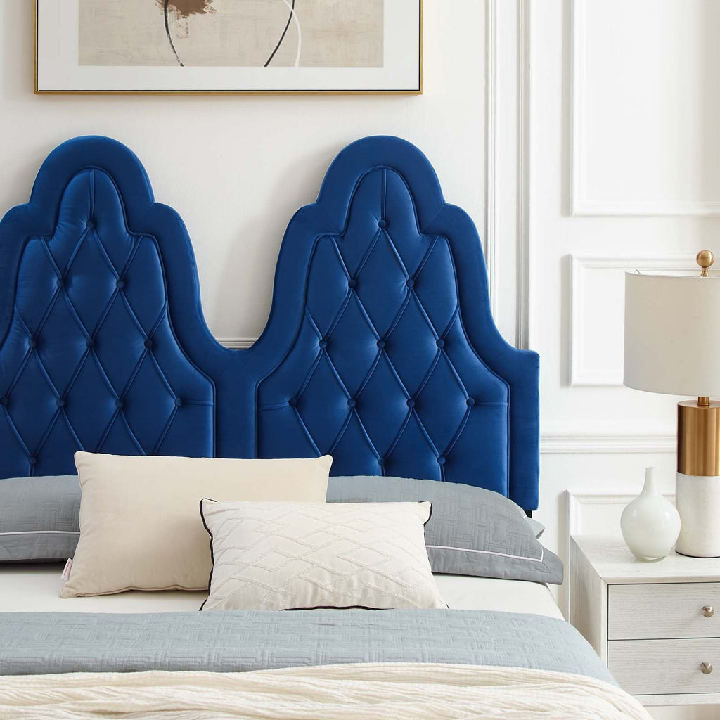 Alexandria Tufted Performance Velvet King Platform Bed by Modway