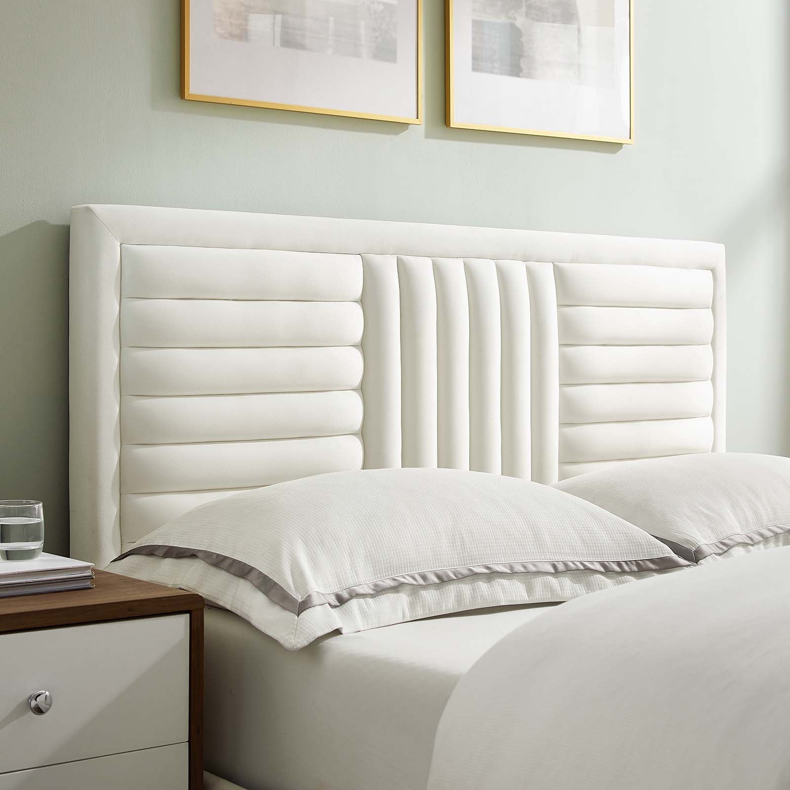 Sofia Channel Tufted Performance Velvet Queen Platform Bed by Modway