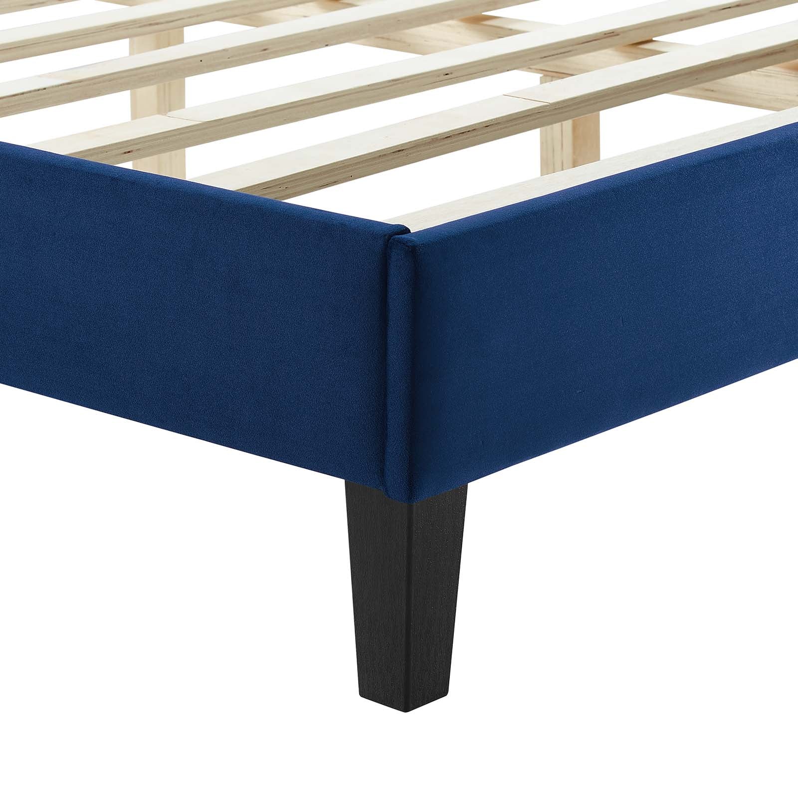 Sofia Channel Tufted Performance Velvet Full Platform Bed by Modway