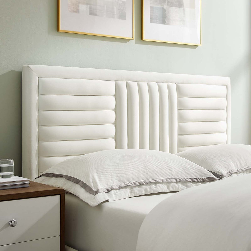 Sofia Channel Tufted Performance Velvet King Platform Bed by Modway