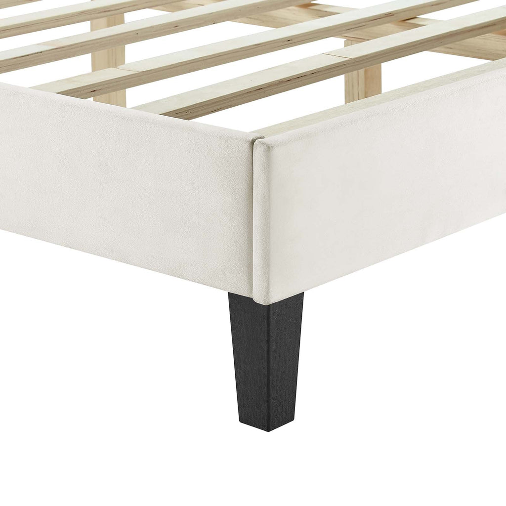 Sofia Channel Tufted King Platform Bed