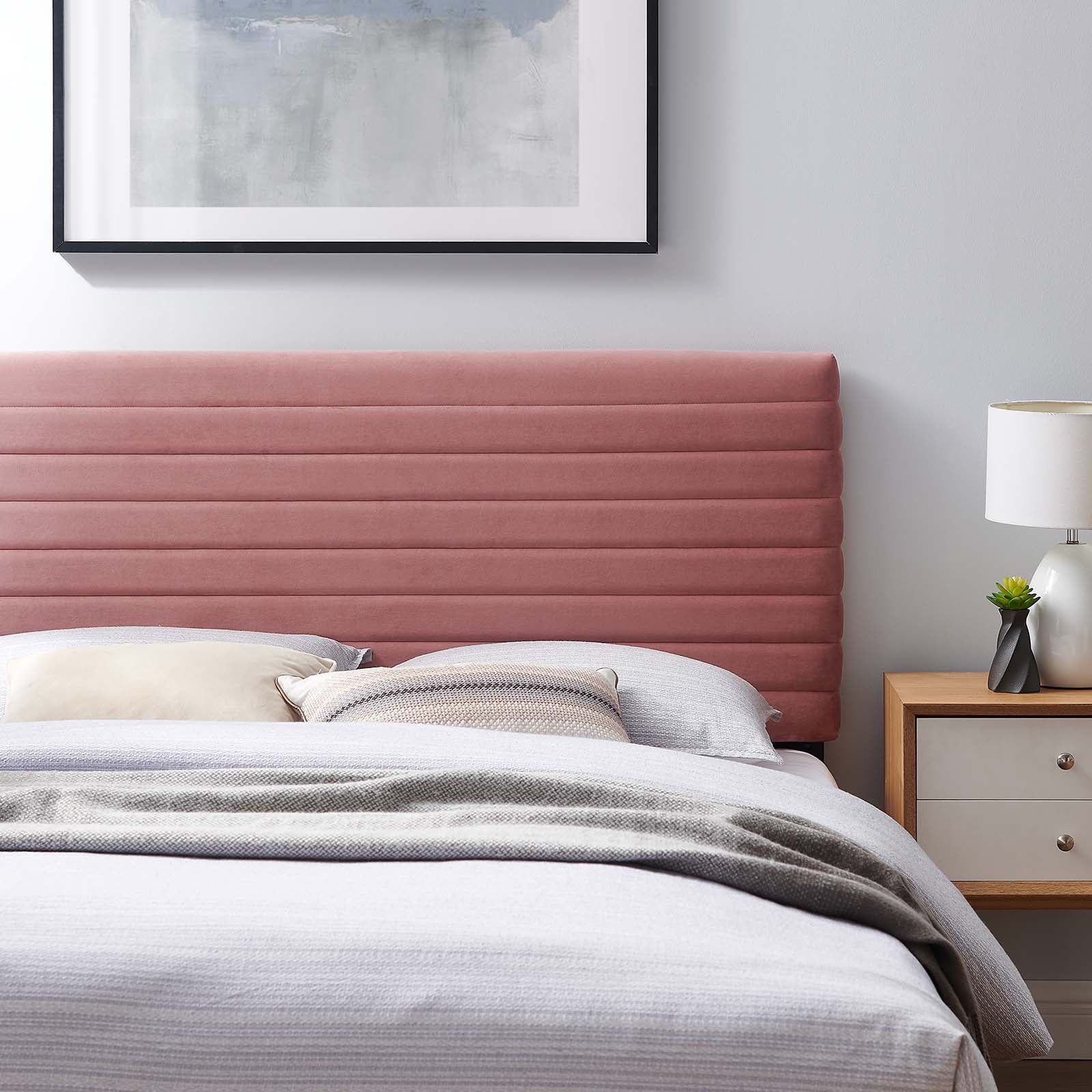 Tranquil Channel Tufted King/California King Headboard  by Modway